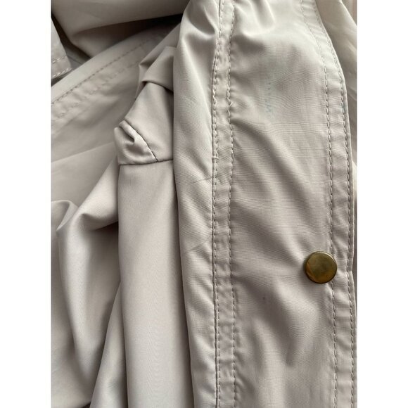 JM Collection Women Windbreaker Rain Jacket Hooded Drawstring Cheetah Print - Picture 13 of 13